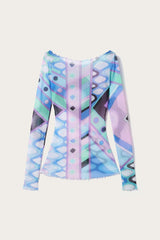 PUCCI Vivara-Print Top | Women Tops And Shirts