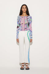 PUCCI Vivara-Print Top | Women Tops And Shirts