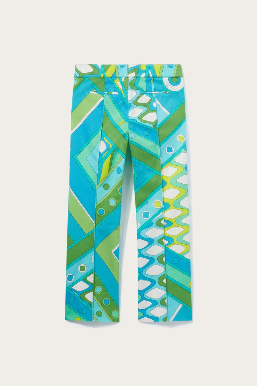 PUCCI Vivara-Print Trousers | Women Pants And Shorts