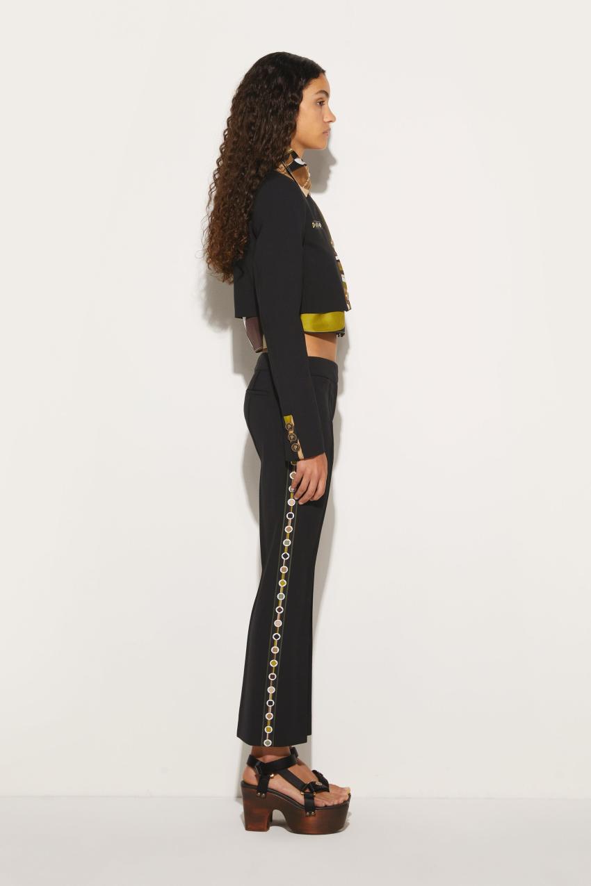 PUCCI Vivara-Print Trousers | Women Pants And Shorts