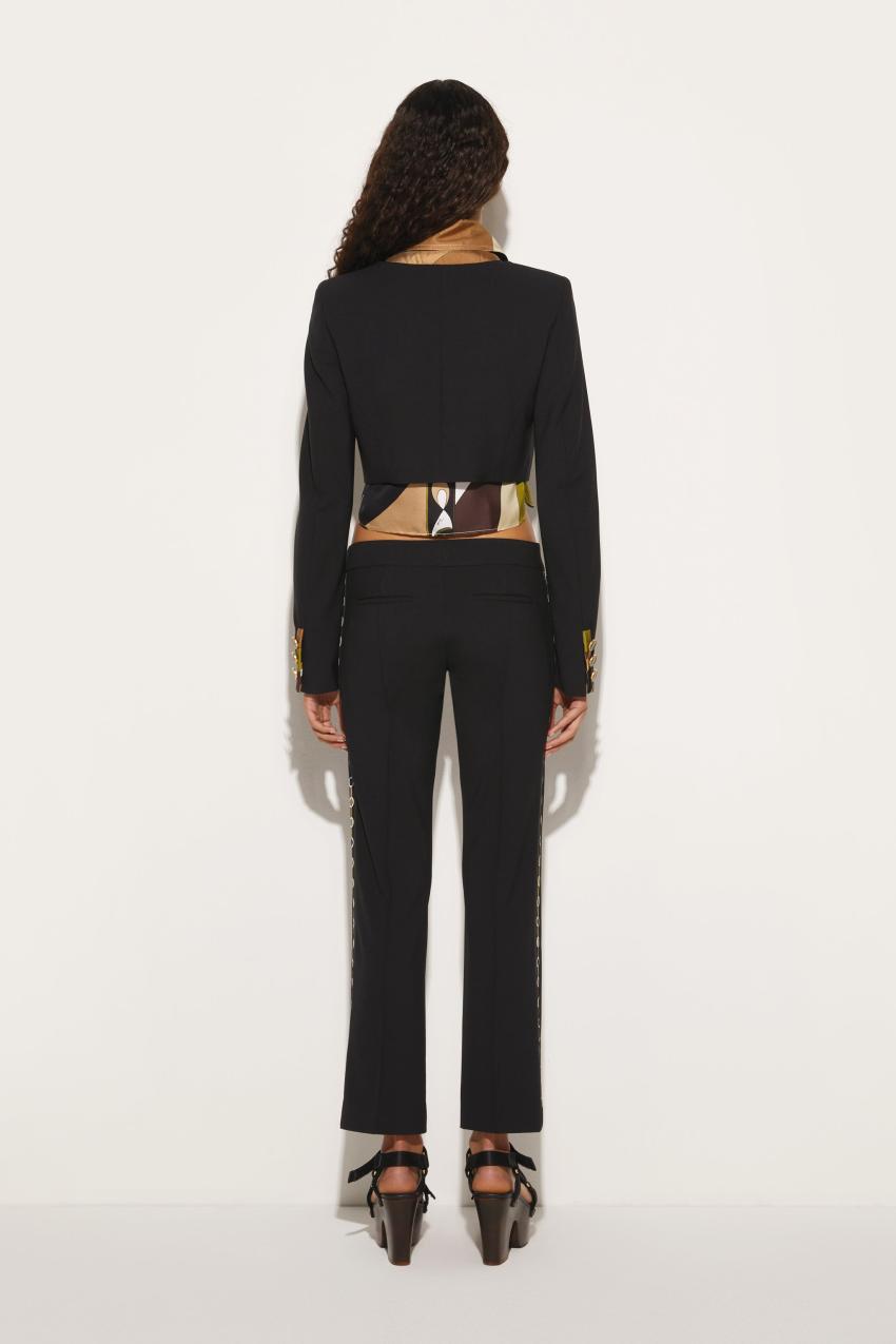 PUCCI Vivara-Print Trousers | Women Pants And Shorts
