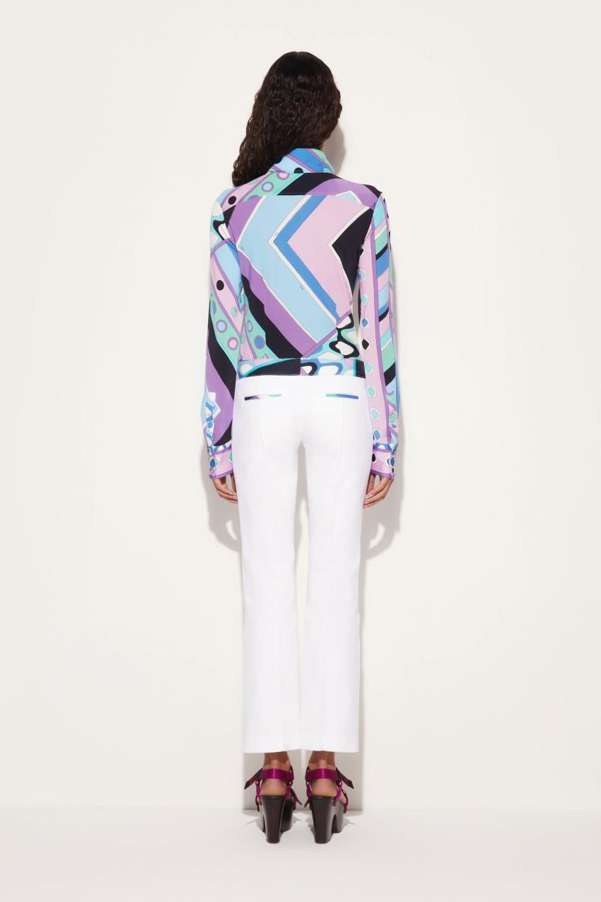 PUCCI Vivara-Print Trousers | Women Pants And Shorts