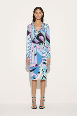 PUCCI Vivara-Print Wrap Dress | Women Dresses
