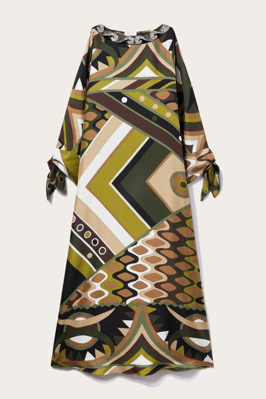 PUCCI Beaded Vivara-Print Kaftan | Women Kaftans