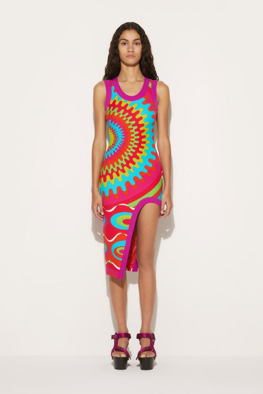 PUCCI Bersaglio-Print Asymmetric Dress | Women Dresses