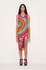 PUCCI Bersaglio-Print Asymmetric Dress | Women Dresses