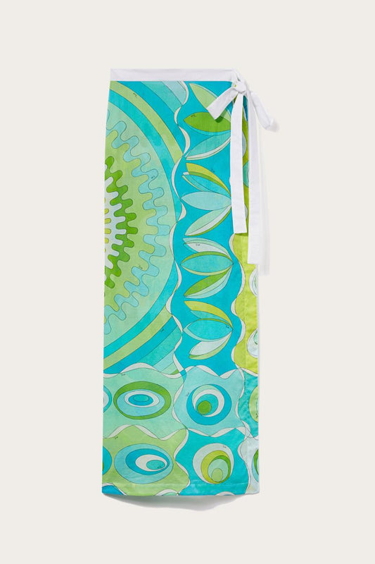 PUCCI Bersaglio-Print Cotton Long Skirt | Women Sarong