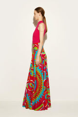 PUCCI Bersaglio-Print Cotton Long Skirt | Women Skirts