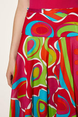 PUCCI Bersaglio-Print Cotton Long Skirt | Women Skirts