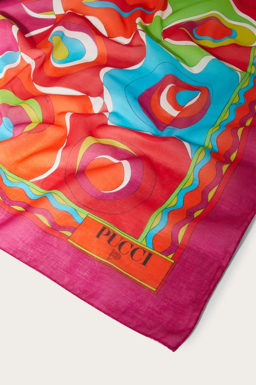 PUCCI Bersaglio-Print Cotton Sarong | Women Sarong