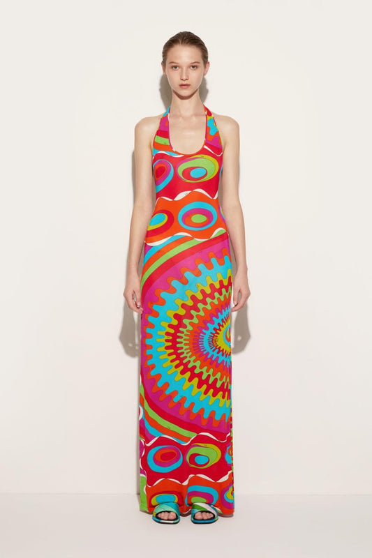PUCCI Bersaglio-Print Long Dress | Women Dresses
