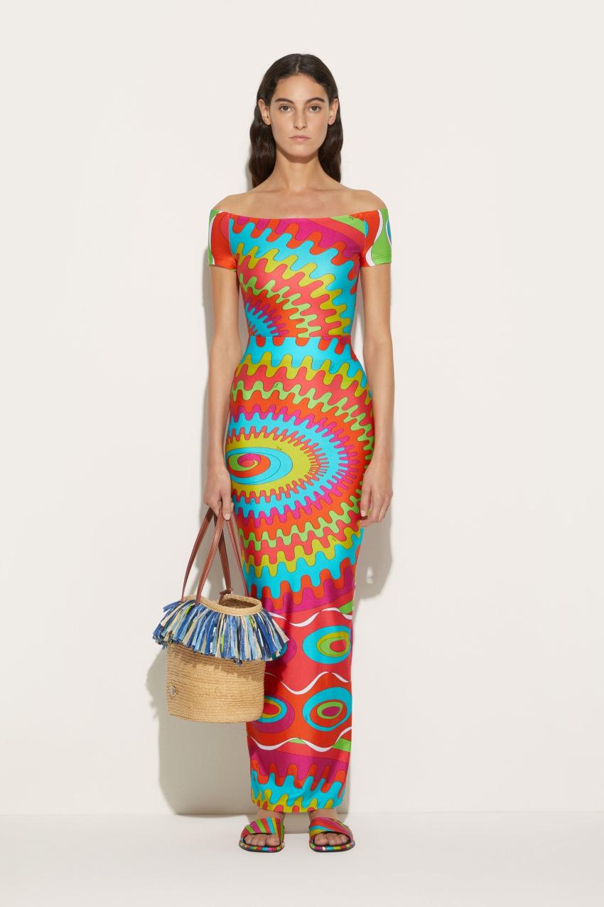 PUCCI Bersaglio-Print Long Skirt | Women Skirts