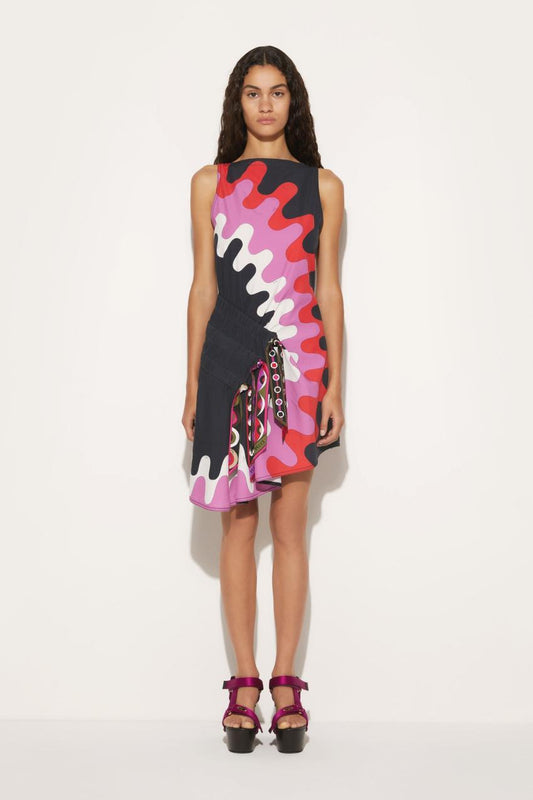 PUCCI Bersaglio-Print Ruched Dress | Women Dresses