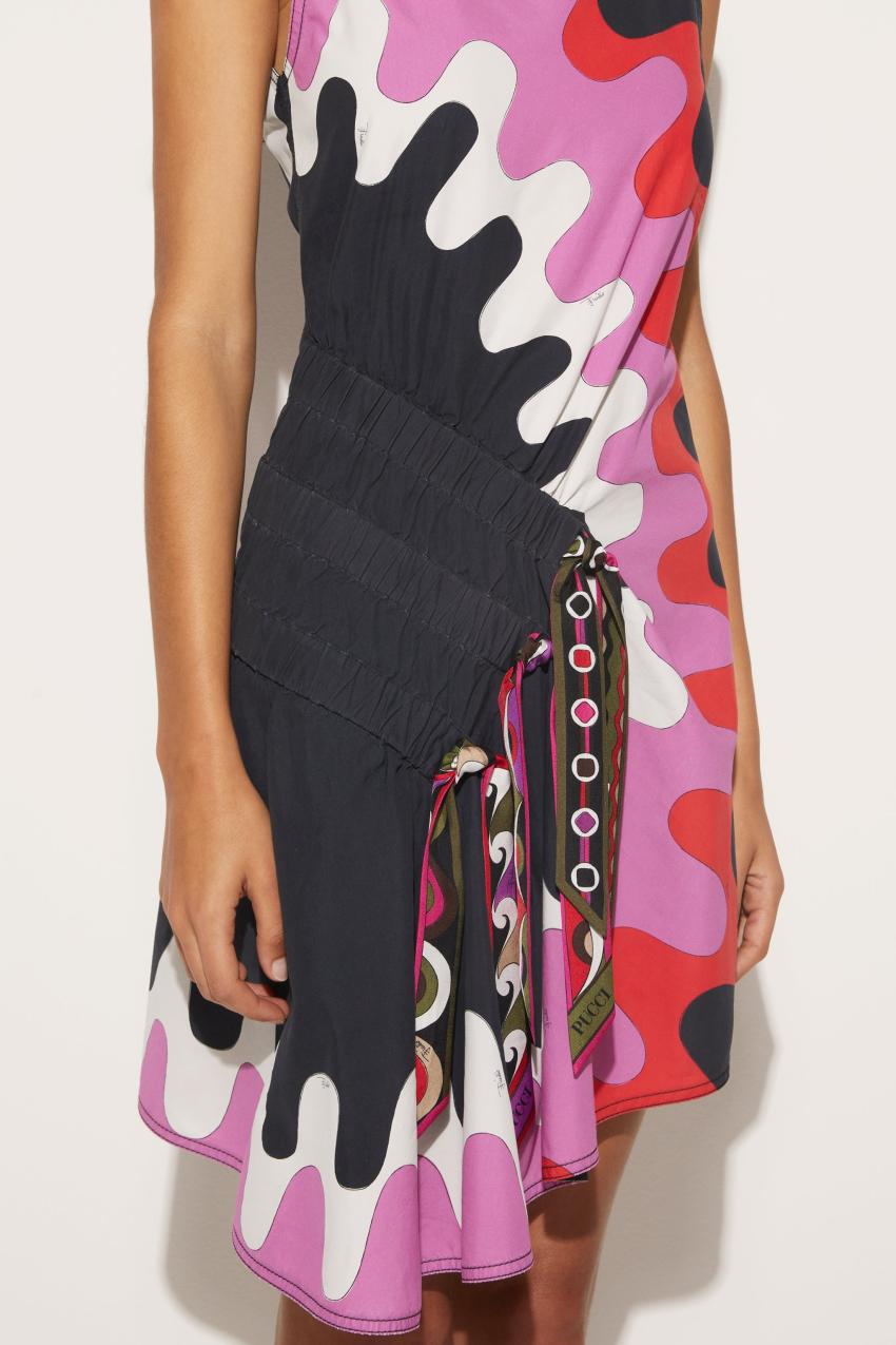 PUCCI Bersaglio-Print Ruched Dress | Women Dresses