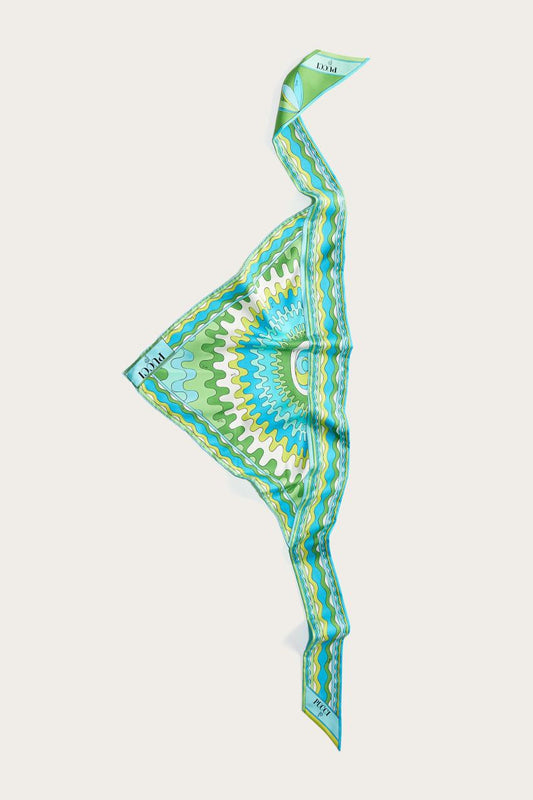 PUCCI Bersaglio-Print Silk-Twill Scarf | Women Silks