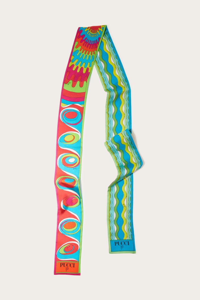 PUCCI Bersaglio-Print Silk-Twill Scarf | Women Silks