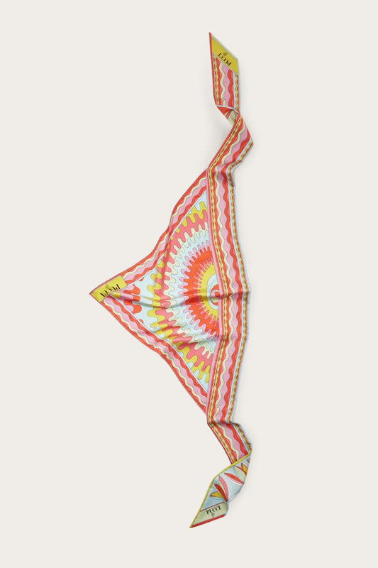 PUCCI Bersaglio-Print Silk-Twill Scarf | Women Silks