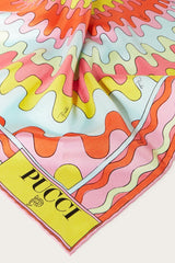 PUCCI Bersaglio-Print Silk-Twill Scarf | Women Silks