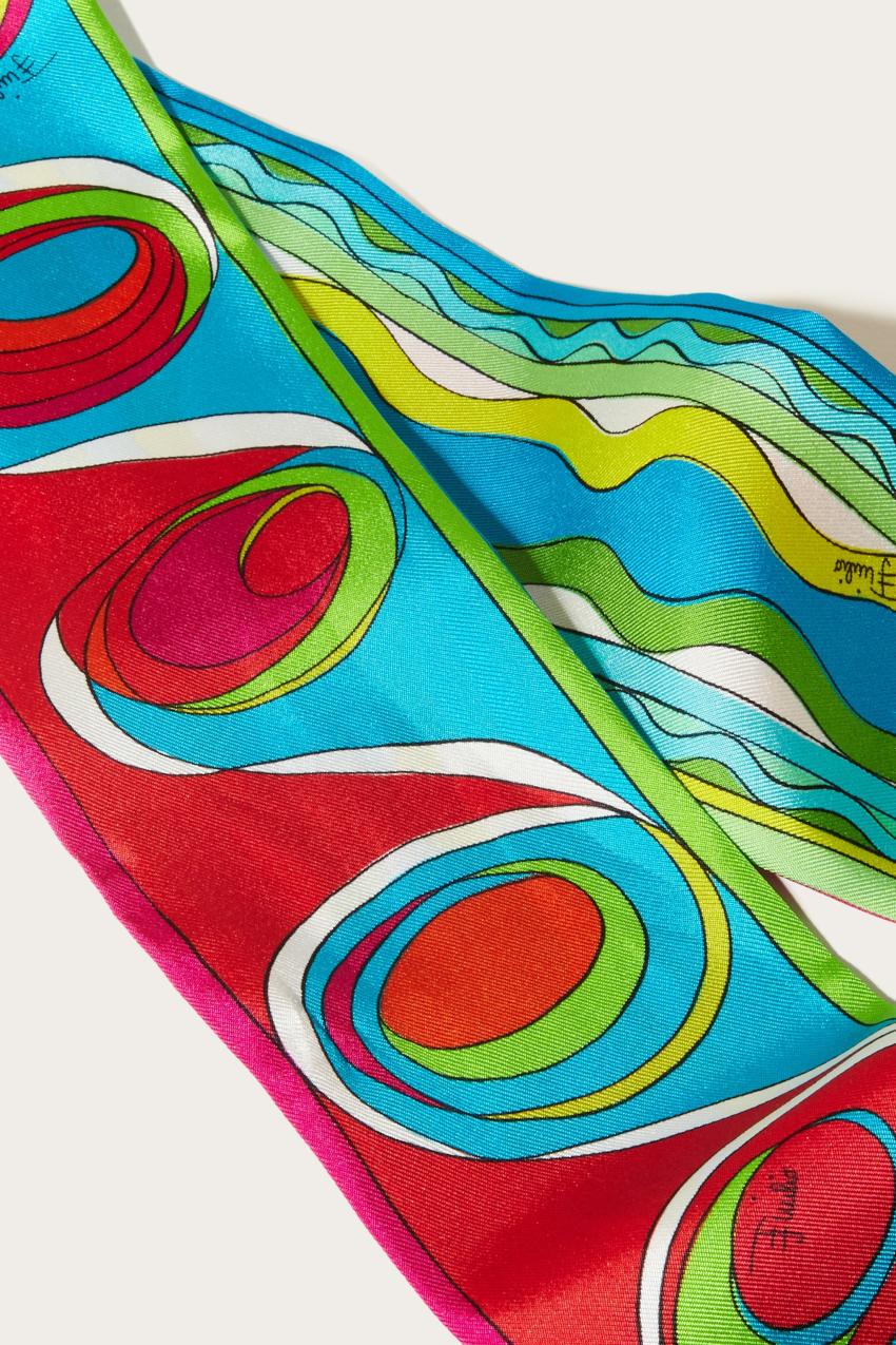 PUCCI Bersaglio-Print Silk-Twill Scarf | Women Silks