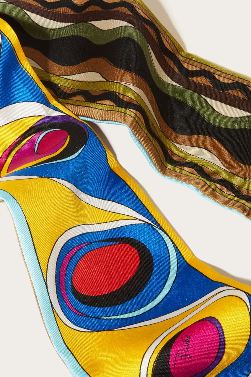PUCCI Bersaglio-Print Silk-Twill Scarf | Women Silks