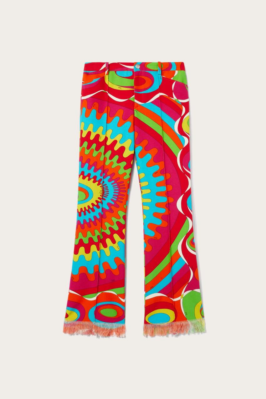 PUCCI Bersaglio-Print Trousers | Women Pants And Shorts