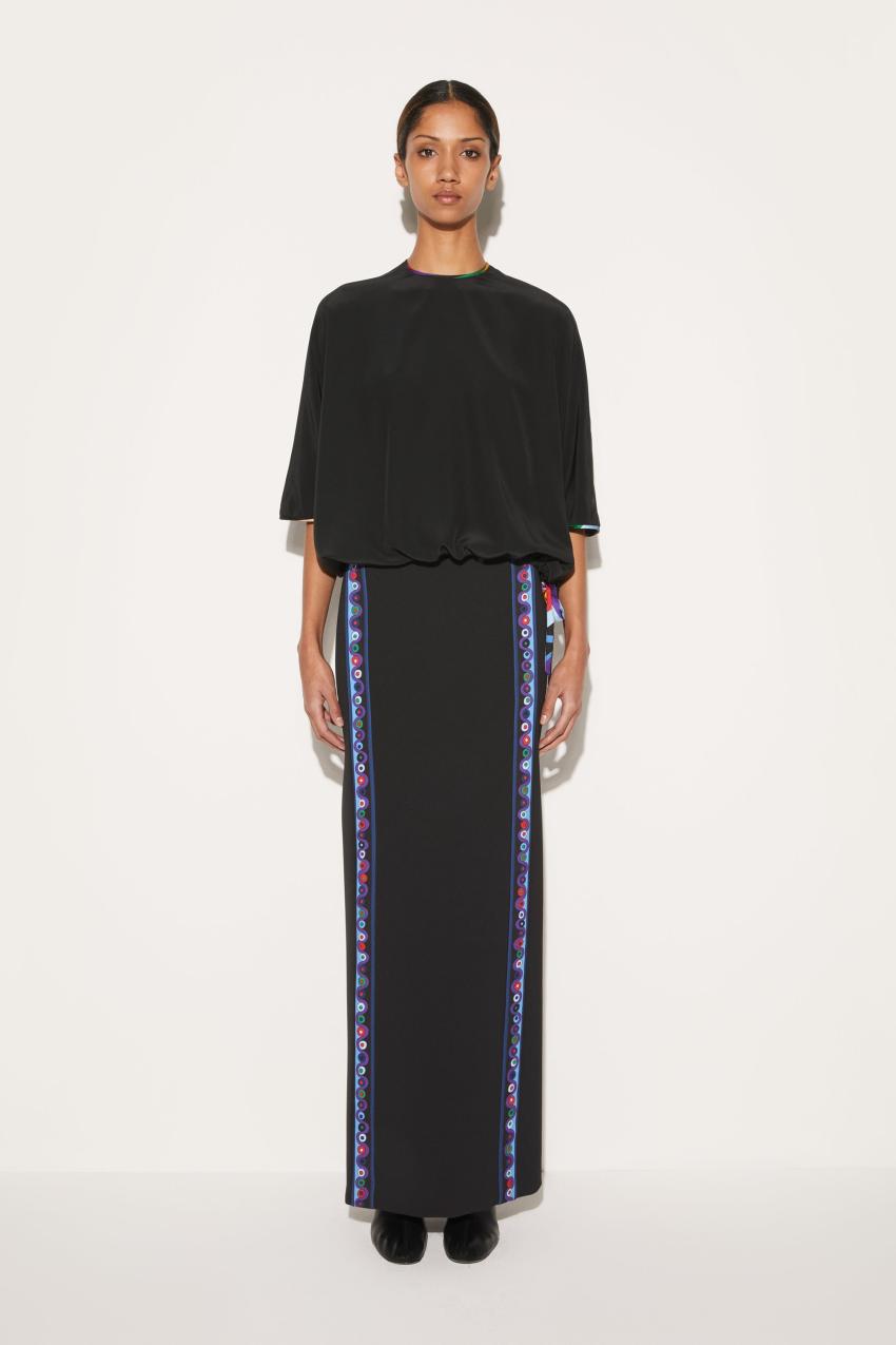 PUCCI Black Silk Top | Women Tops And Shirts