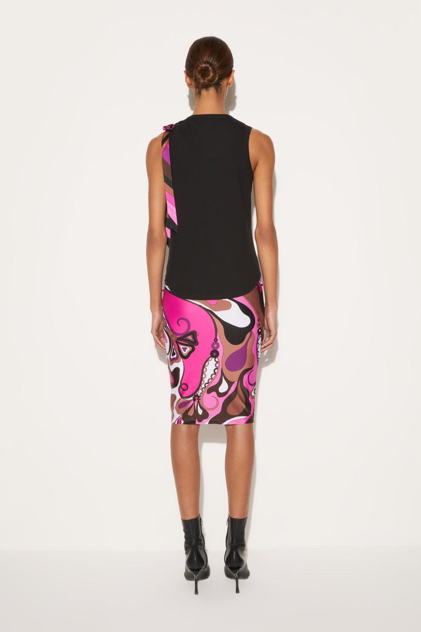 PUCCI Bow-Embellished Cotton Top | Women Tops And Shirts