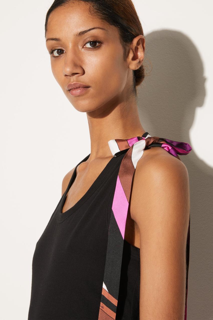PUCCI Bow-Embellished Cotton Top | Women Tops And Shirts