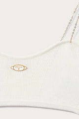 PUCCI Chain-Embellished Bandeau Top | Women Knitwear