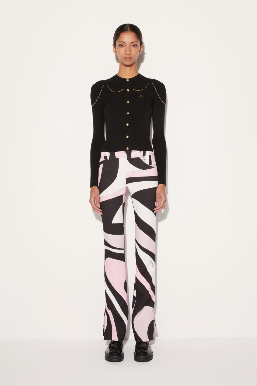 PUCCI Chain-Embellished Cardigan | Women Knitwear