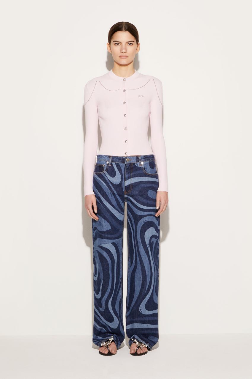 PUCCI Chain-Embellished Cardigan | Women Knitwear