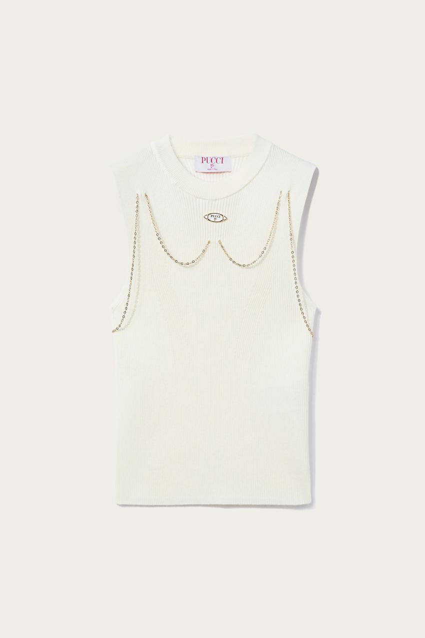 PUCCI Chain-Embellished Sweater | Women Knitwear