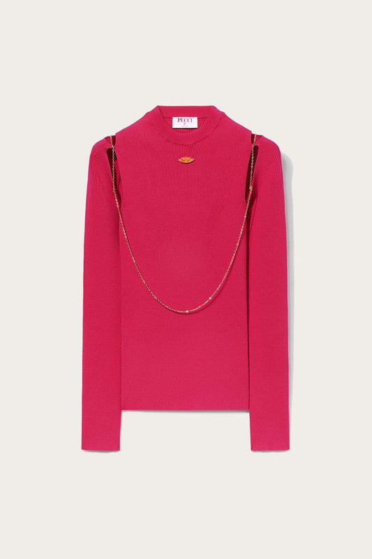 PUCCI Chain-Embellished Sweater | Women Knitwear