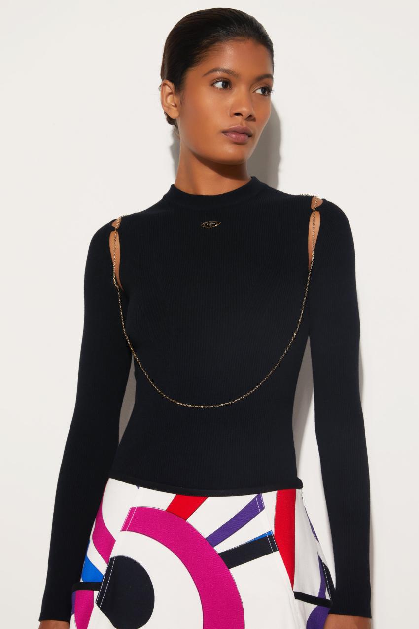 PUCCI Chain-Embellished Sweater | Women Knitwear
