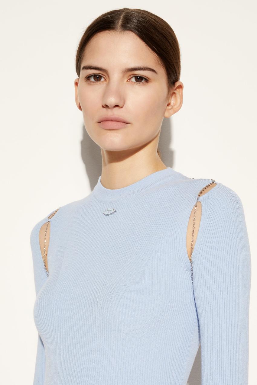 PUCCI Chain-Embellished Sweater | Women Knitwear