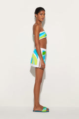 PUCCI Cigni-Print Cotton Bandeau | Women Tops And Shirts