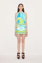 PUCCI Cigni-Print Cotton Dress | Women Dresses