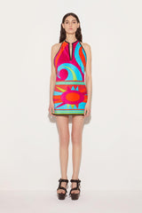 PUCCI Cigni-Print Cotton Dress | Women Dresses