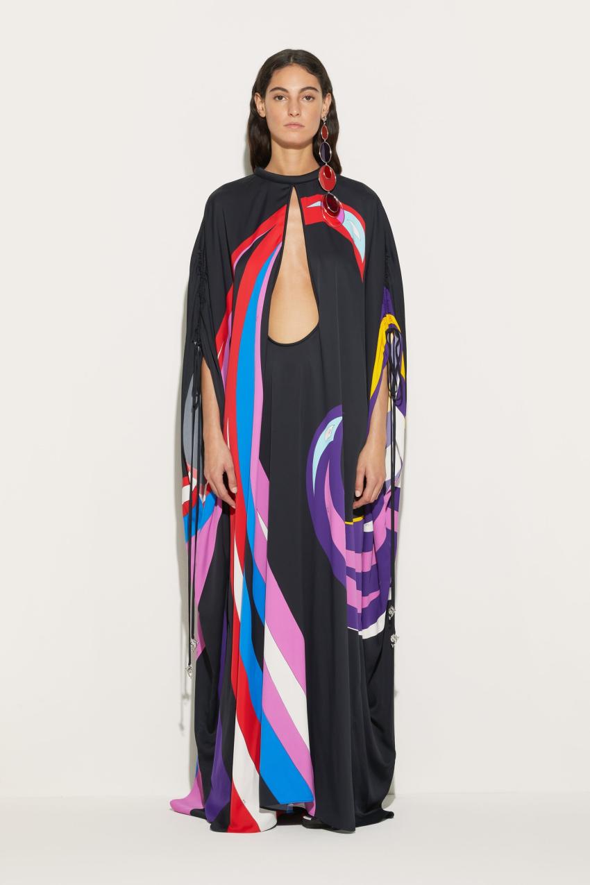 PUCCI Cigni-Print Kaftan | Women Kaftans