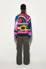 PUCCI Cigni-Print Silk-Twill Bomber Jacket | Men Ready To Wear