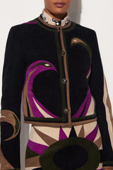 PUCCI Cigni Suede Jacket | Women Jackets