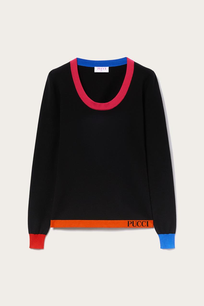 PUCCI Colourblock Sweater | Women Knitwear