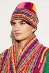 PUCCI Colourblock Wool Beanie Hat | Women Hats And Hair Accessories