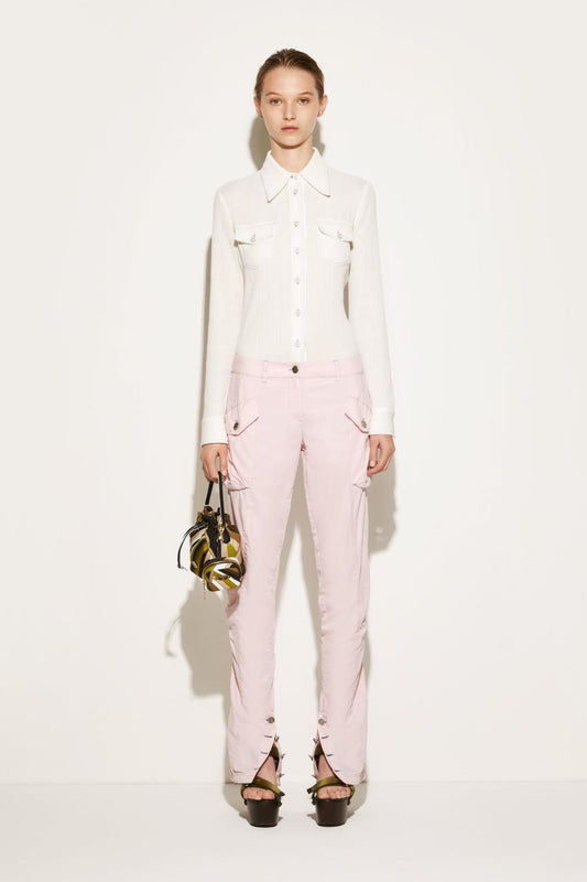 PUCCI Cotton Crepon Shirt | Women Tops And Shirts