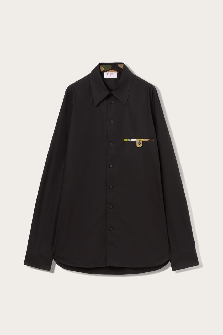 PUCCI Cotton-Poplin Shirt | Men Ready To Wear