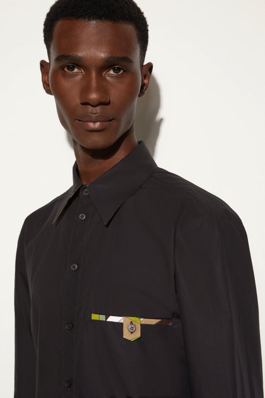 PUCCI Cotton-Poplin Shirt | Men Ready To Wear