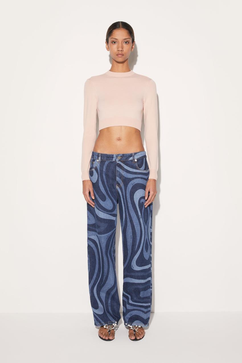PUCCI Cropped Sweater | Women Knitwear