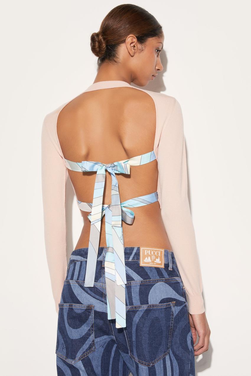 PUCCI Cropped Sweater | Women Knitwear