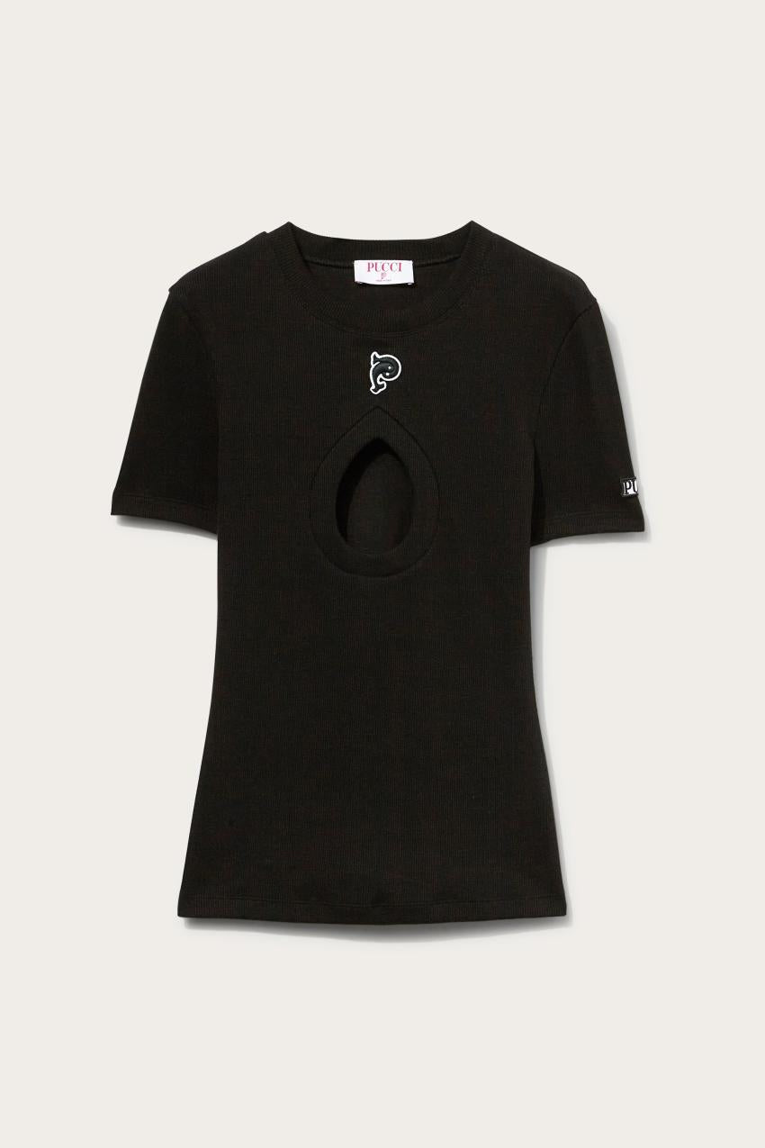 PUCCI Cut-Out T-Shirt | Women T-Shirts And Sweatshirts