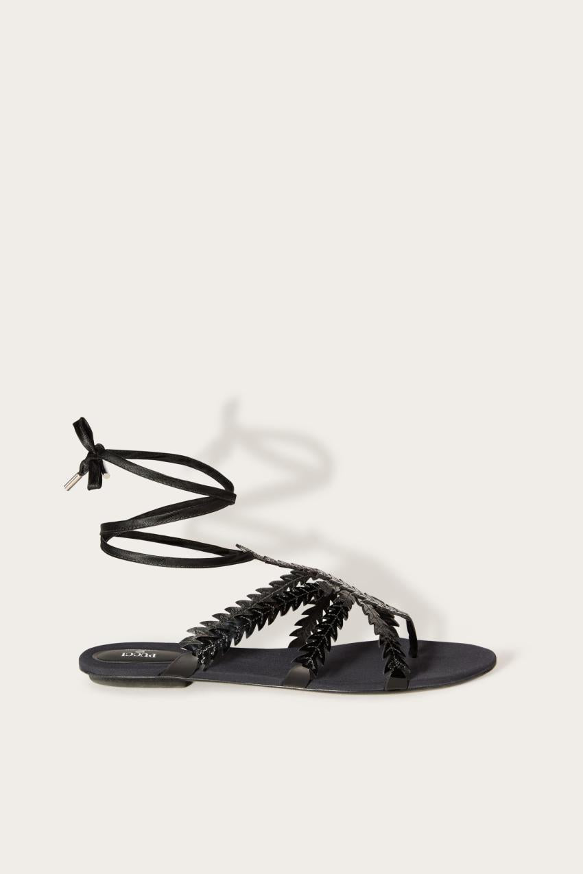 PUCCI Feather-Embellished Sandals | Women Shoes